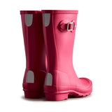 Hunter Original Kids Wellington Boots in Bright Pink