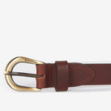 Barbour Ladies Allanton Leather Belt in Brown