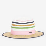 Barbour Women's Kenmore Fedora Summer Hat in Shell Pink