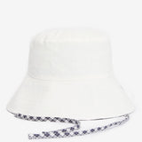 Barbour Women's Kilburn Reversible Bucket Hat in White