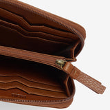 Barbour Laire Leather Purse in Brown