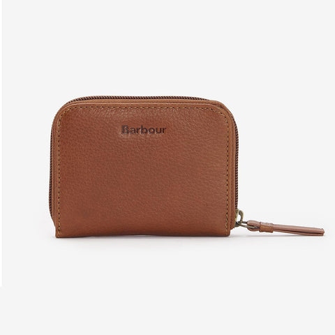 Barbour Laire Leather Purse in Brown