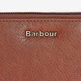 Barbour Laire Leather Medium Purse in Brown