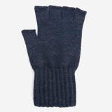 Barbour Fingerless Gloves in Navy