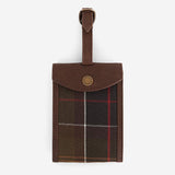 Barbour Leather & Tartan Travel Gift Set in Classic Tartan