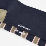 Barbour Men's Colour Block 2 Pack in Navy/Olive/Pink