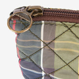 Barbour Quilted Washbag in Classic Tartan
