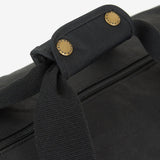 Barbour Explorer Wax Duffle Bag in Black