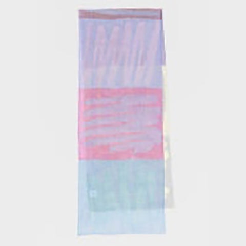 Paul Smith - Women's Paint Stroke Scarf in Blue/Pink