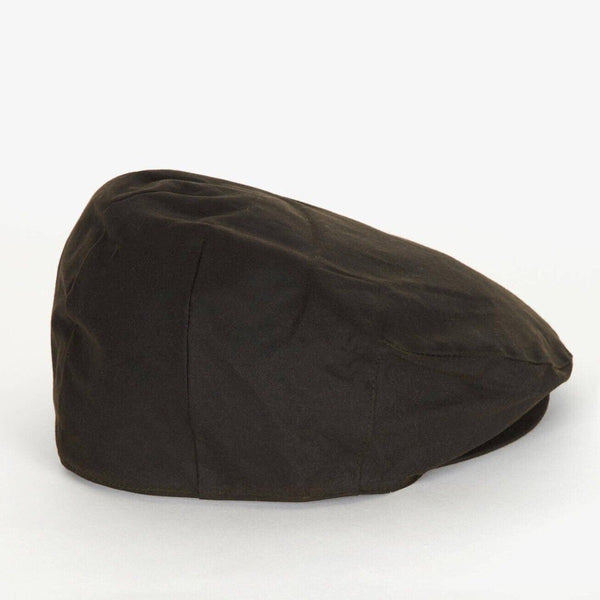 Barbour Men's Wax Flat Cap in Olive – Sinclairs Online