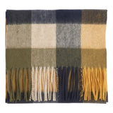 Barbour Large Tattersall Scarf in Forest Mist