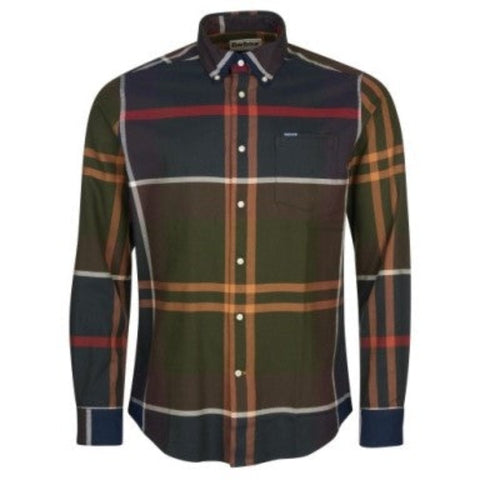 Barbour Men's Dunoon Long Sleeved Tailored Shirt in Classic Tartan