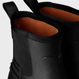Hunter Wellesley Rubber Jodhpur Boots in Black