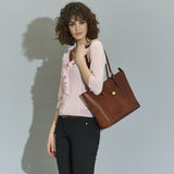 The Bridge - Story Donna Shopping Bag L in Brown