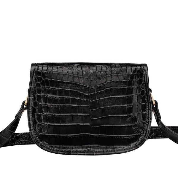 Longchamp 1980 Crossbody Croco Bag in Black Sinclairs Online