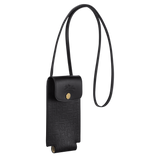 Longchamp - Le Pliage Cuir LGP Phone Case in Black