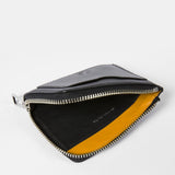 Paul Smith - Men's Black Leather Corner Zip Wallet
