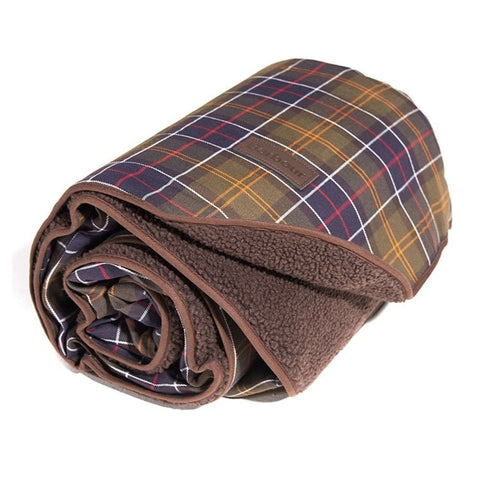 Barbour Large Dog Blanket in Classic Brown