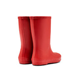 Hunter Kids First Classic Wellington Boot in Military Red