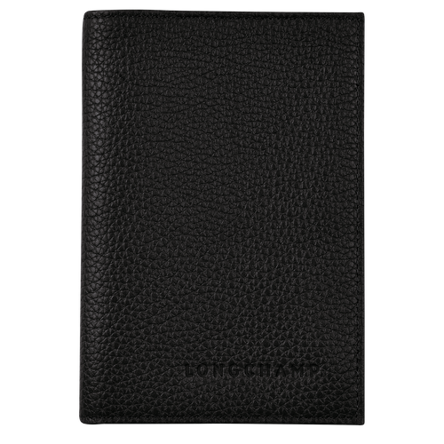 Longchamp - Passport Cover in Black