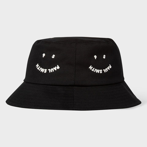 Paul Smith - Men's 'Happy' Bucket Hat in Black