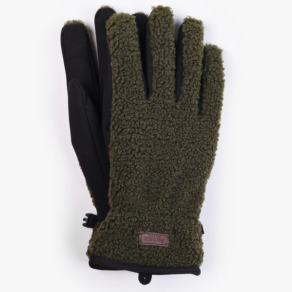 Barbour Eskdale Fleece Gloves in Olive