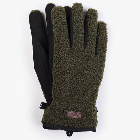 Barbour Eskdale Fleece Gloves in Olive