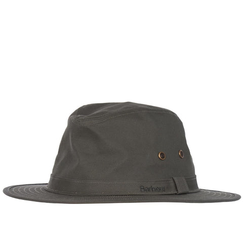 Barbour Men's Dawson Safari Hat in Olive