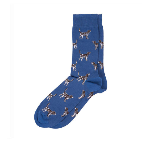 Barbour Men's Pointer Dog Socks in Blue