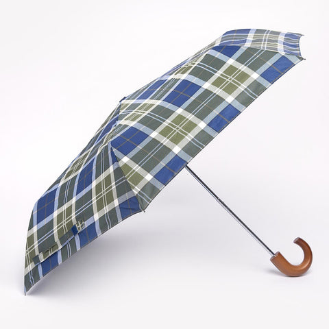 Barbour Mini Umbrella in Cordovan Tartan