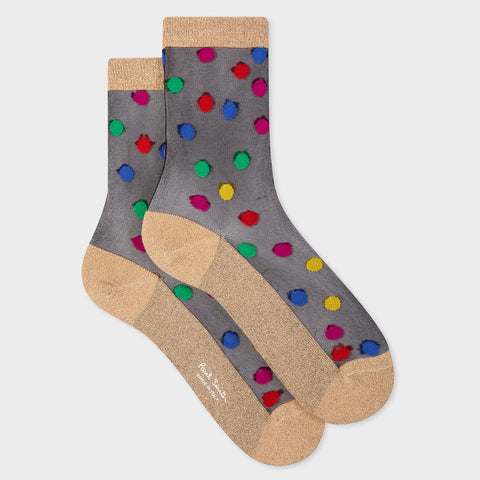Paul Smith - Women's Polka Dot Sheer Socks