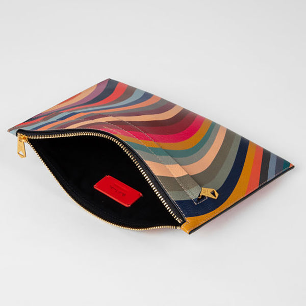 Paul Smith - Women's Swirl Print Leather Crescent Bag – Sinclairs Online