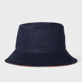 Paul Smith - Women's Bucket Reversible Hat in Denim/Navy