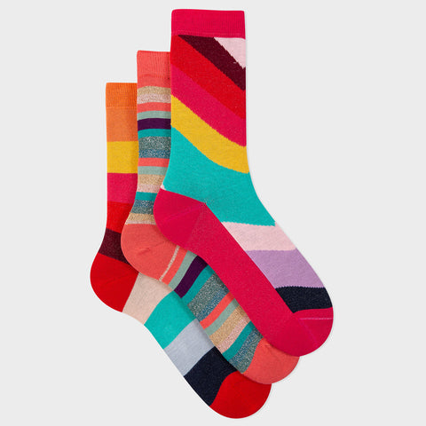 Paul Smith - Women's Swirl Socks Three Pack