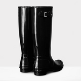 Hunter Women's Original Tall Gloss Wellington Boots in Black