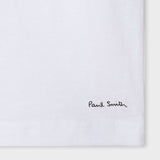 Paul Smith - Men's Crew Neck Short-Sleeve T-Shirt Two Pack in White