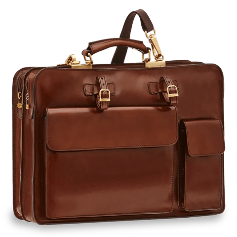 The Bridge Story Uomo Briefcase in Brown