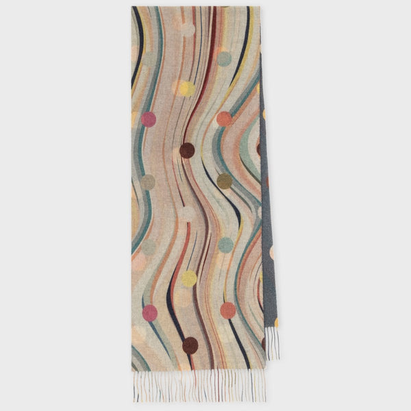 Paul Smith - Women's Polka Dot and Swirl Scarf