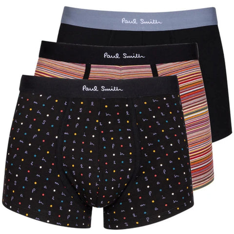 Paul Smith - Men's Mixed Signature Stripe Boxer Briefs Three Pack