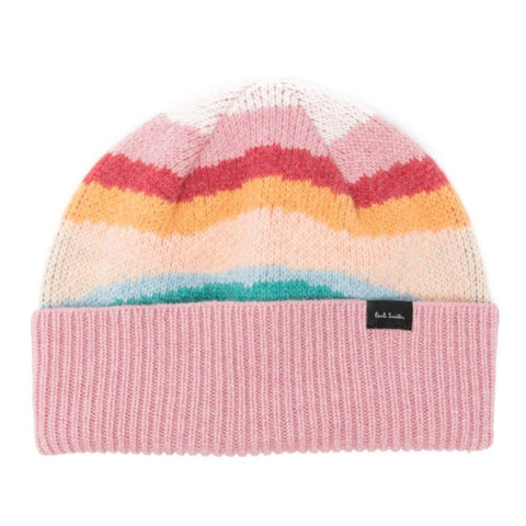 Paul Smith - Women's Knit Beanie in Pink Swirl