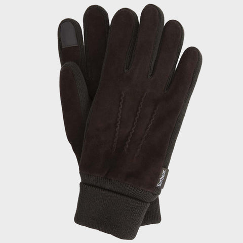 Barbour Men's Magnus Gloves in Brown/Olive