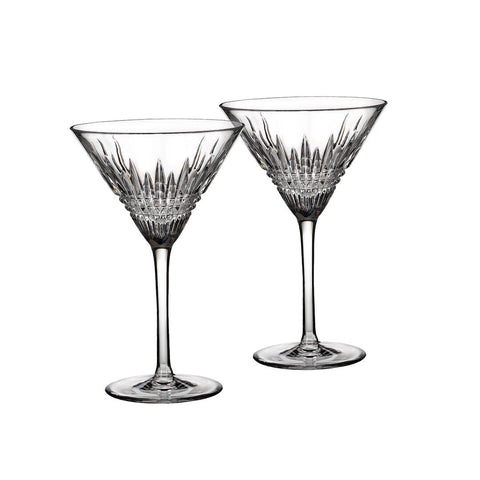 Waterford Crystal Lismore Diamond Martini Glass, Set of 2