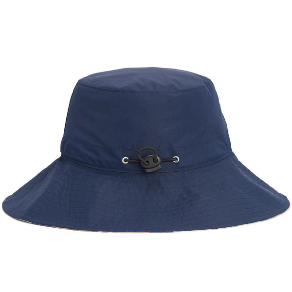 Barbour Annie Bucket Hat in Navy/Hessian