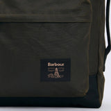 Barbour Field Wax Backpack in Olive/Black