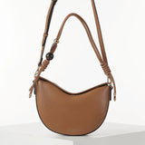 Luella Grey Cora Saddle Crossbody in Camel