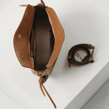 Luella Grey Cora Saddle Crossbody in Camel