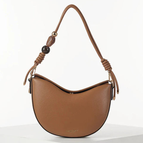 Luella Grey Cora Saddle Crossbody in Camel