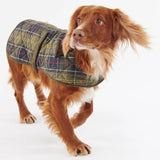 Barbour Quilted Dog Coat in Classic Tartan