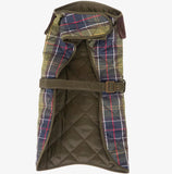 Barbour Quilted Dog Coat in Classic Tartan