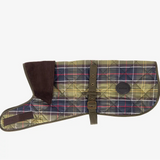 Barbour Quilted Dog Coat in Classic Tartan